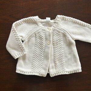 Baby girl cardigan sweater